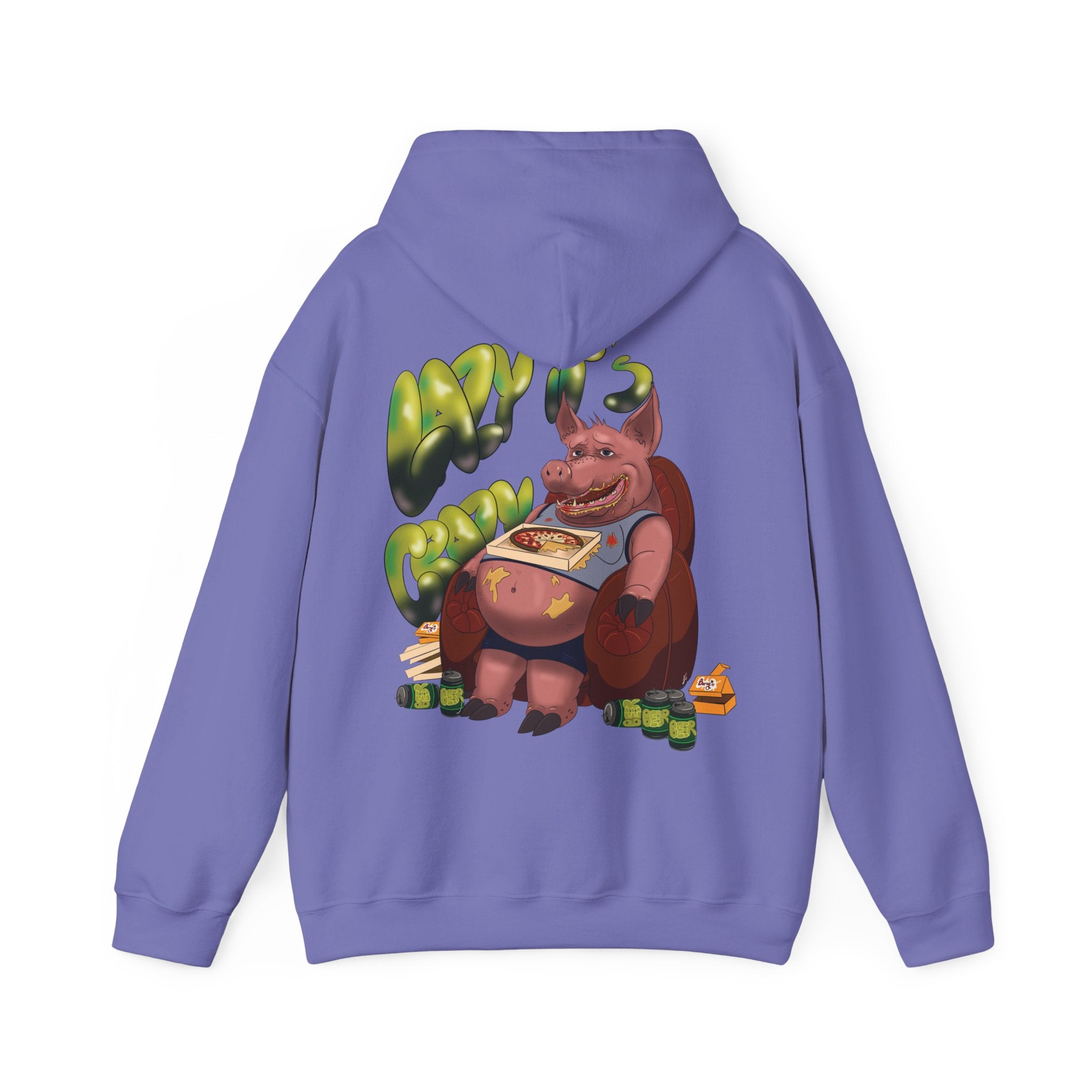Lazy it's Crazy Unisex Heavy Blend™ Hooded Sweatshirt