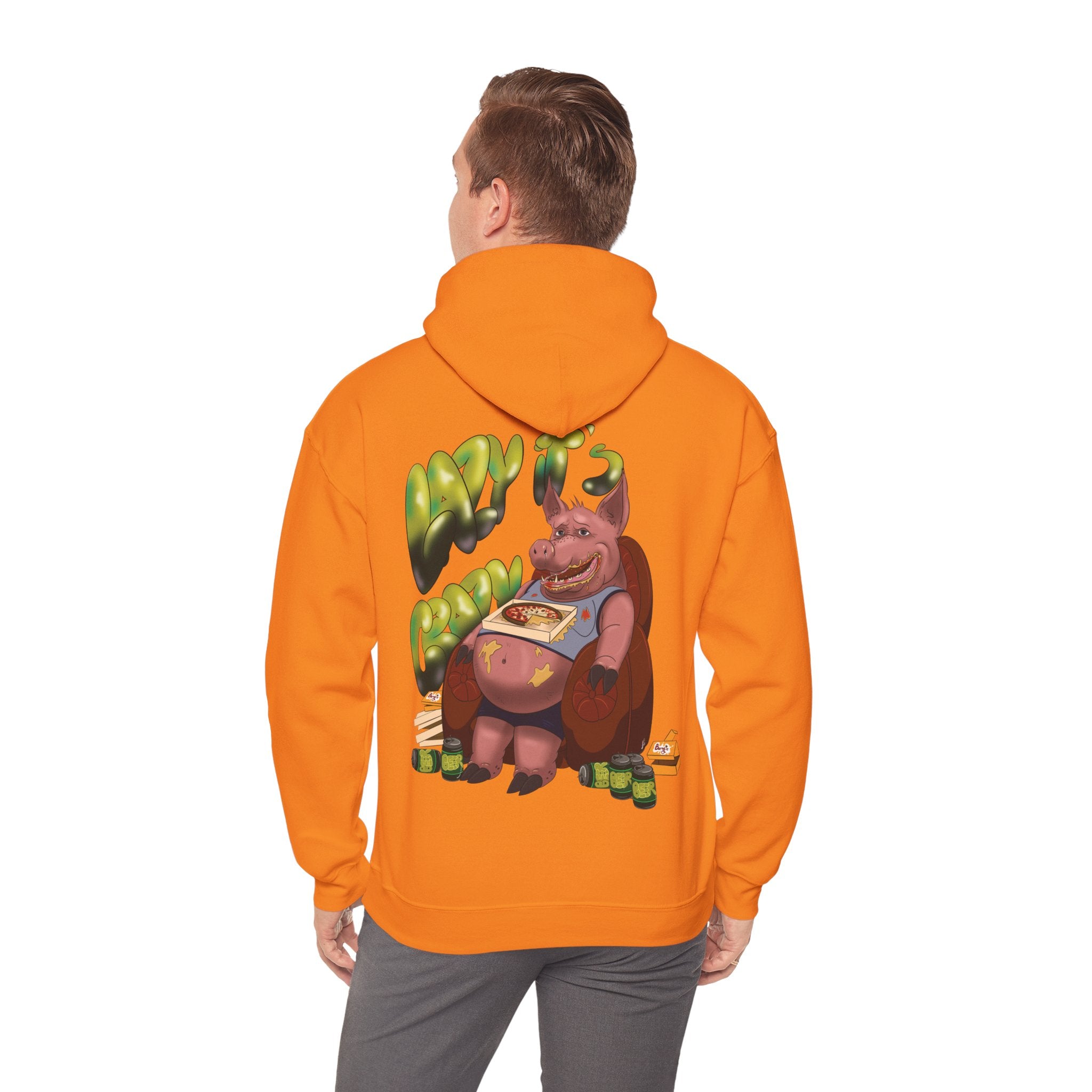 Lazy it's Crazy Unisex Heavy Blend™ Hooded Sweatshirt