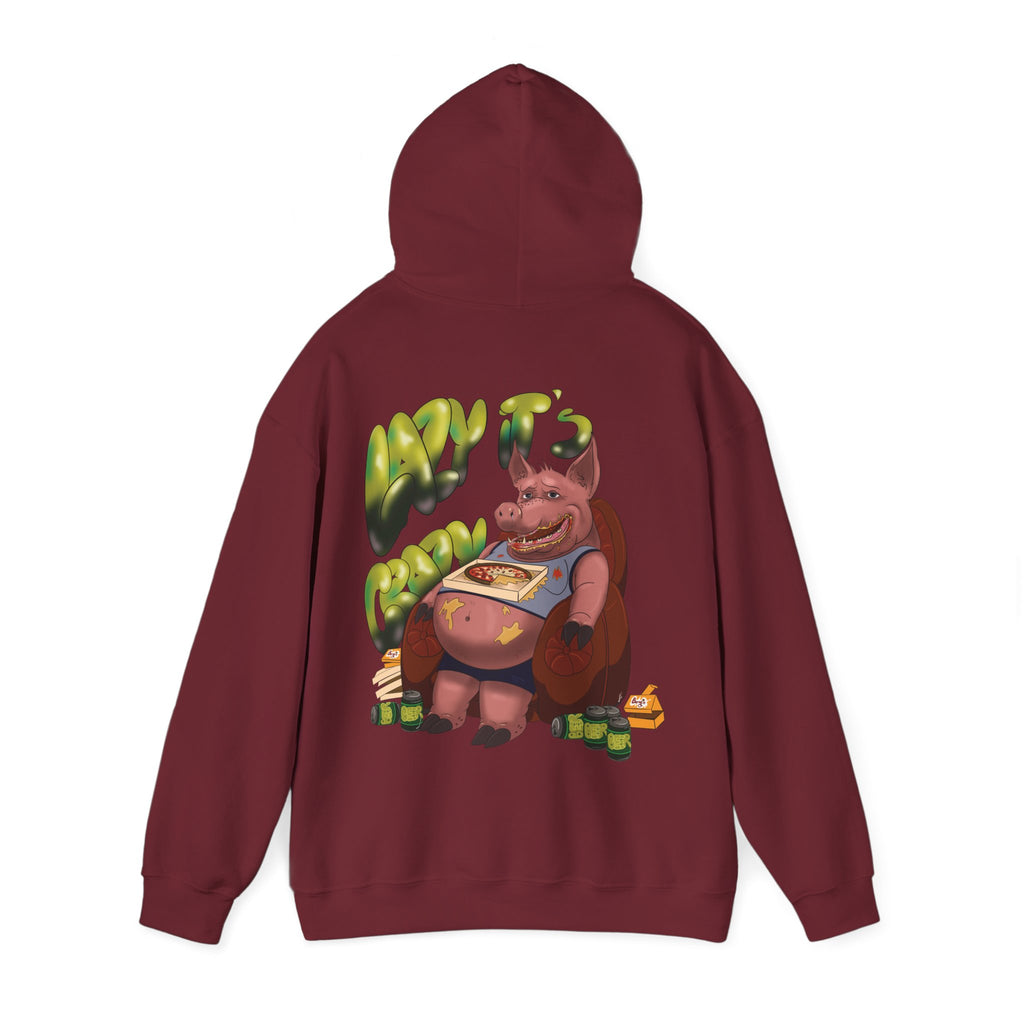 Lazy it's Crazy Unisex Heavy Blend™ Hooded Sweatshirt