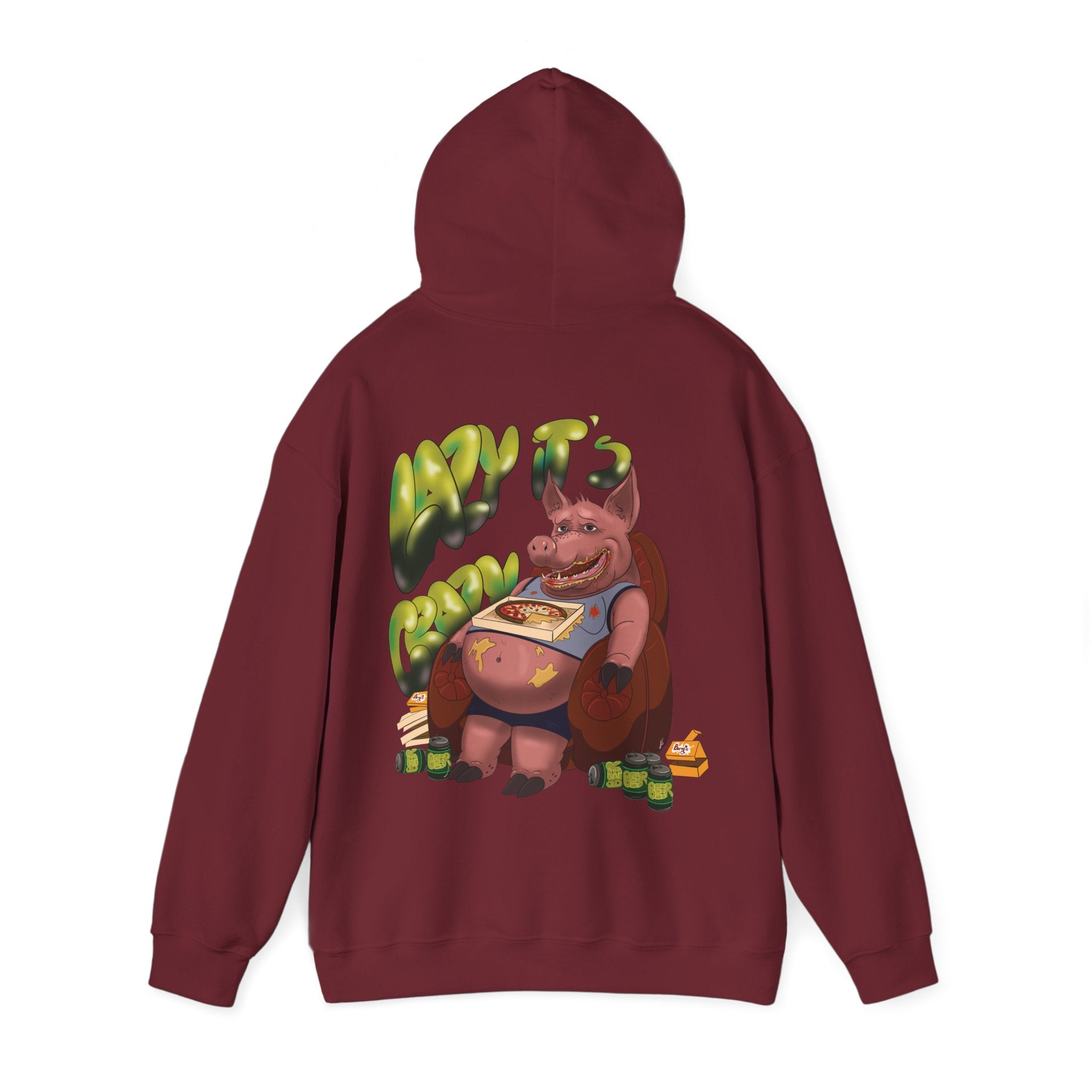 Lazy it's Crazy Unisex Heavy Blend™ Hooded Sweatshirt
