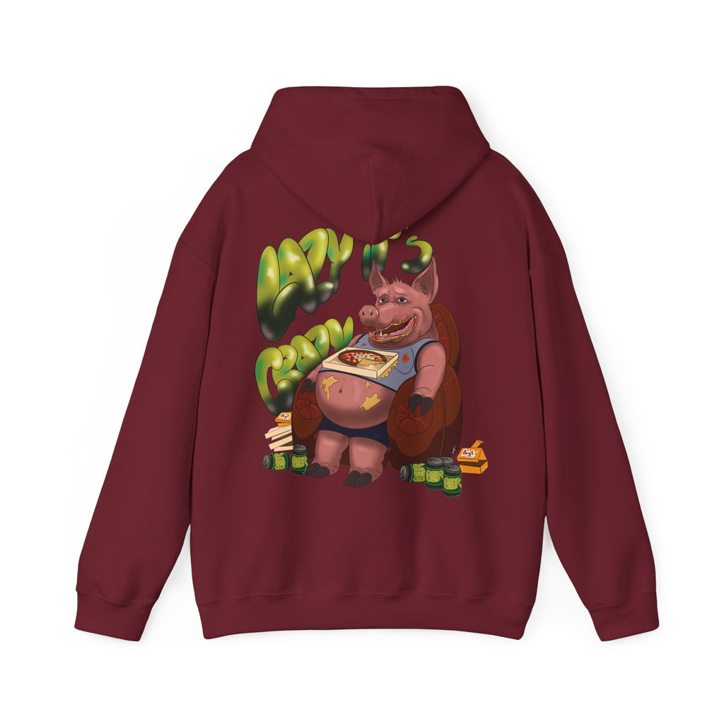 Lazy it's Crazy Unisex Heavy Blend™ Hooded Sweatshirt