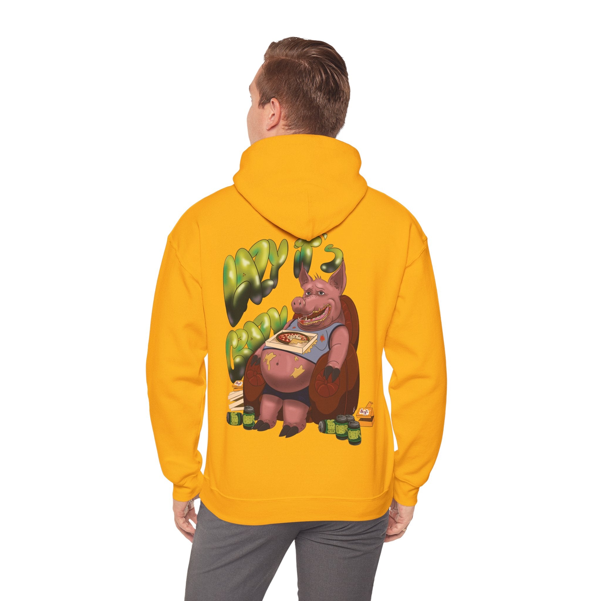 Lazy it's Crazy Unisex Heavy Blend™ Hooded Sweatshirt