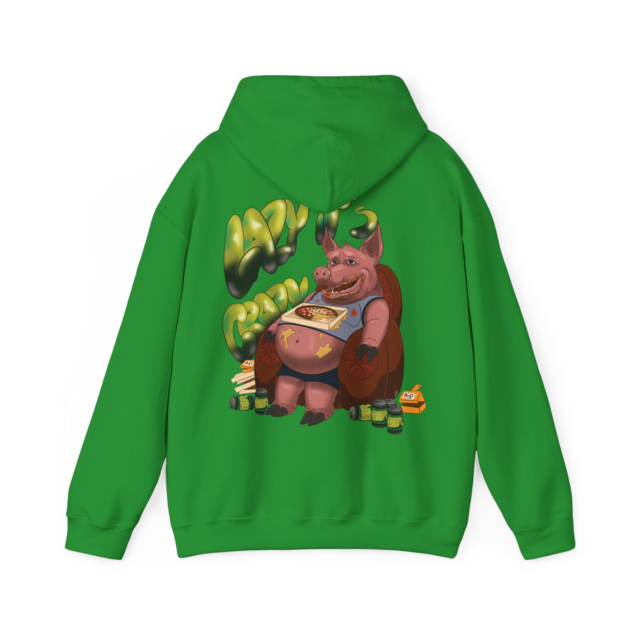 Lazy it's Crazy Unisex Heavy Blend™ Hooded Sweatshirt