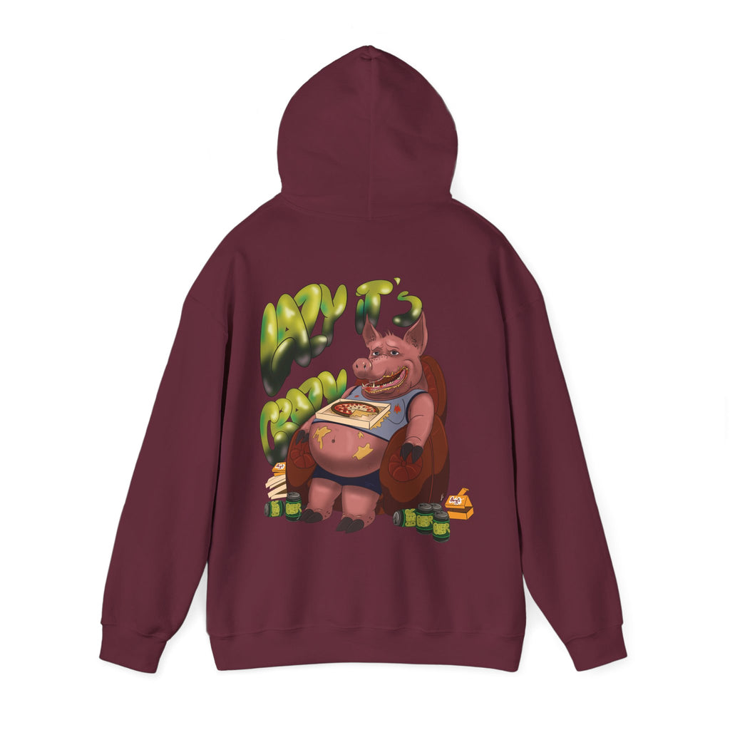 Lazy it's Crazy Unisex Heavy Blend™ Hooded Sweatshirt