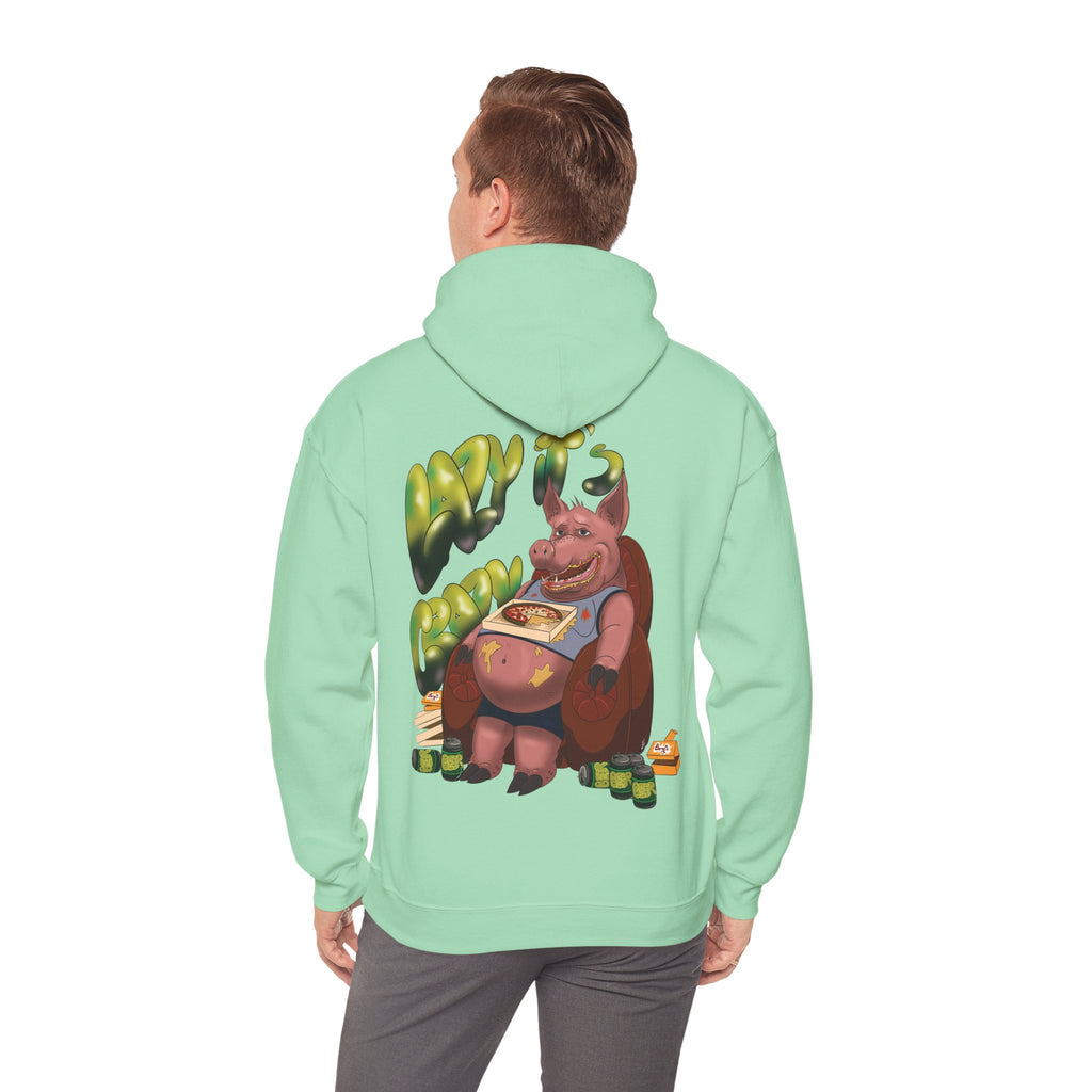 Lazy it's Crazy Unisex Heavy Blend™ Hooded Sweatshirt