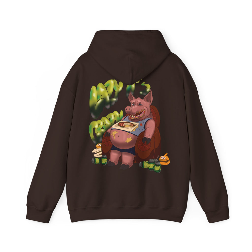 Lazy it's Crazy Unisex Heavy Blend™ Hooded Sweatshirt