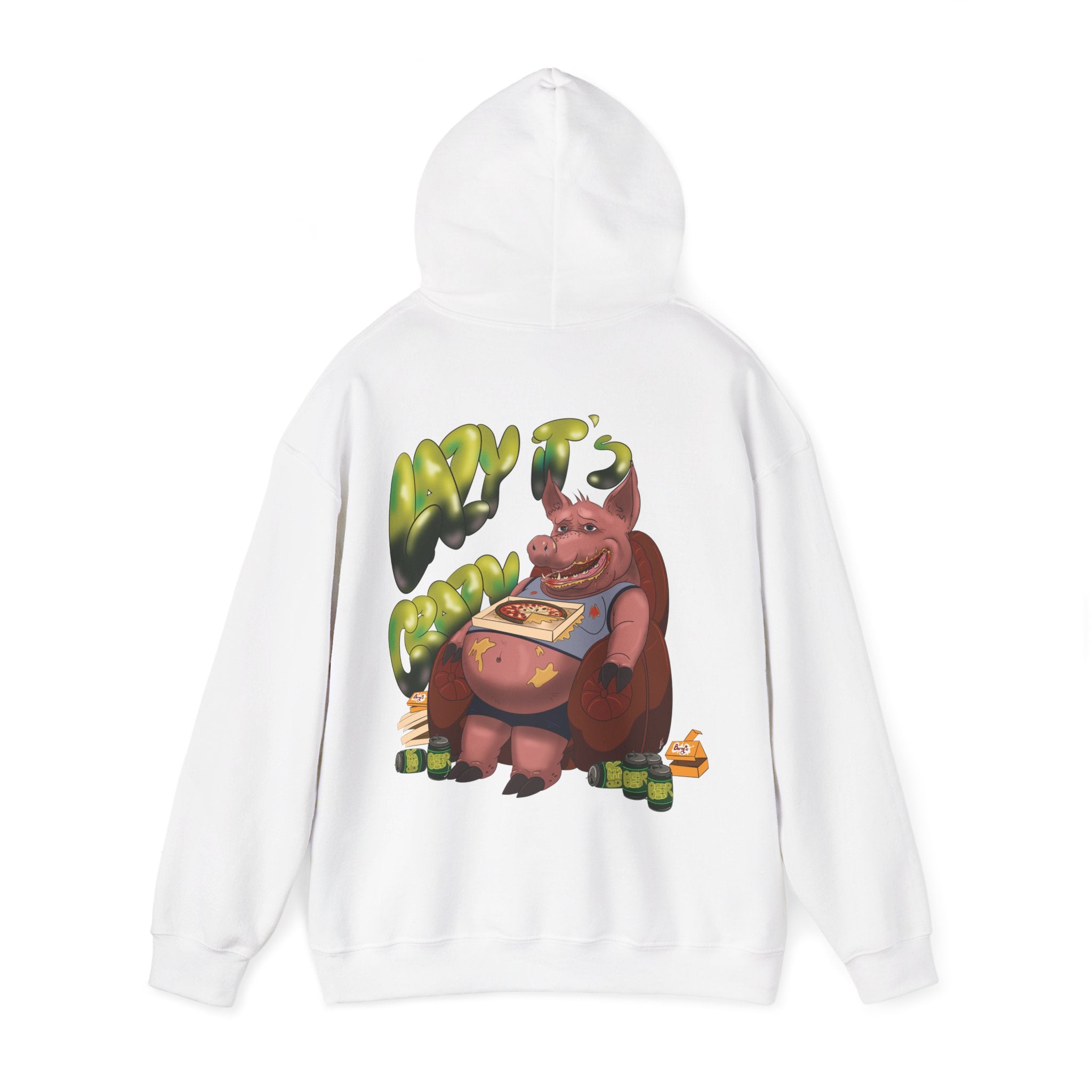 Lazy it's Crazy Unisex Heavy Blend™ Hooded Sweatshirt