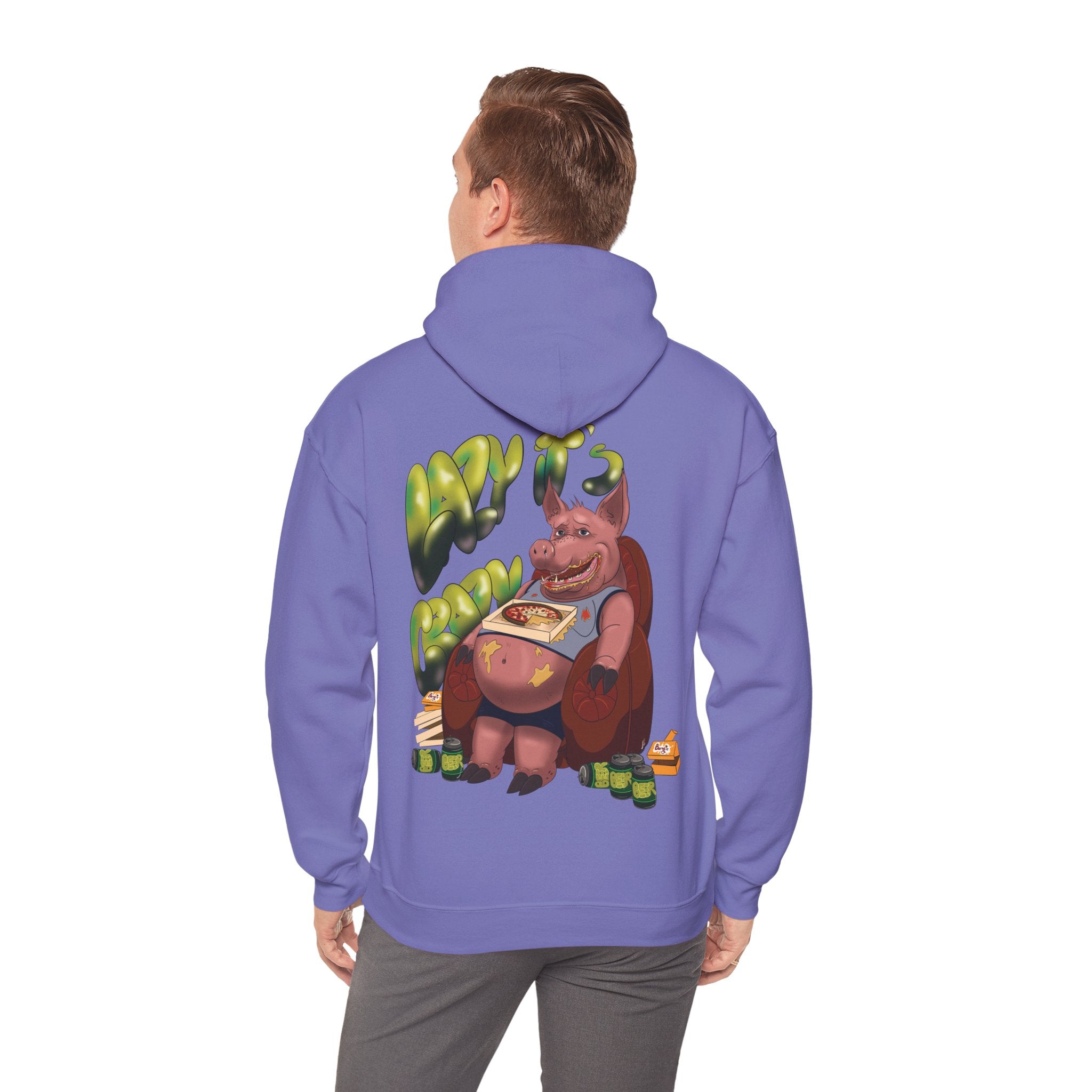 Lazy it's Crazy Unisex Heavy Blend™ Hooded Sweatshirt