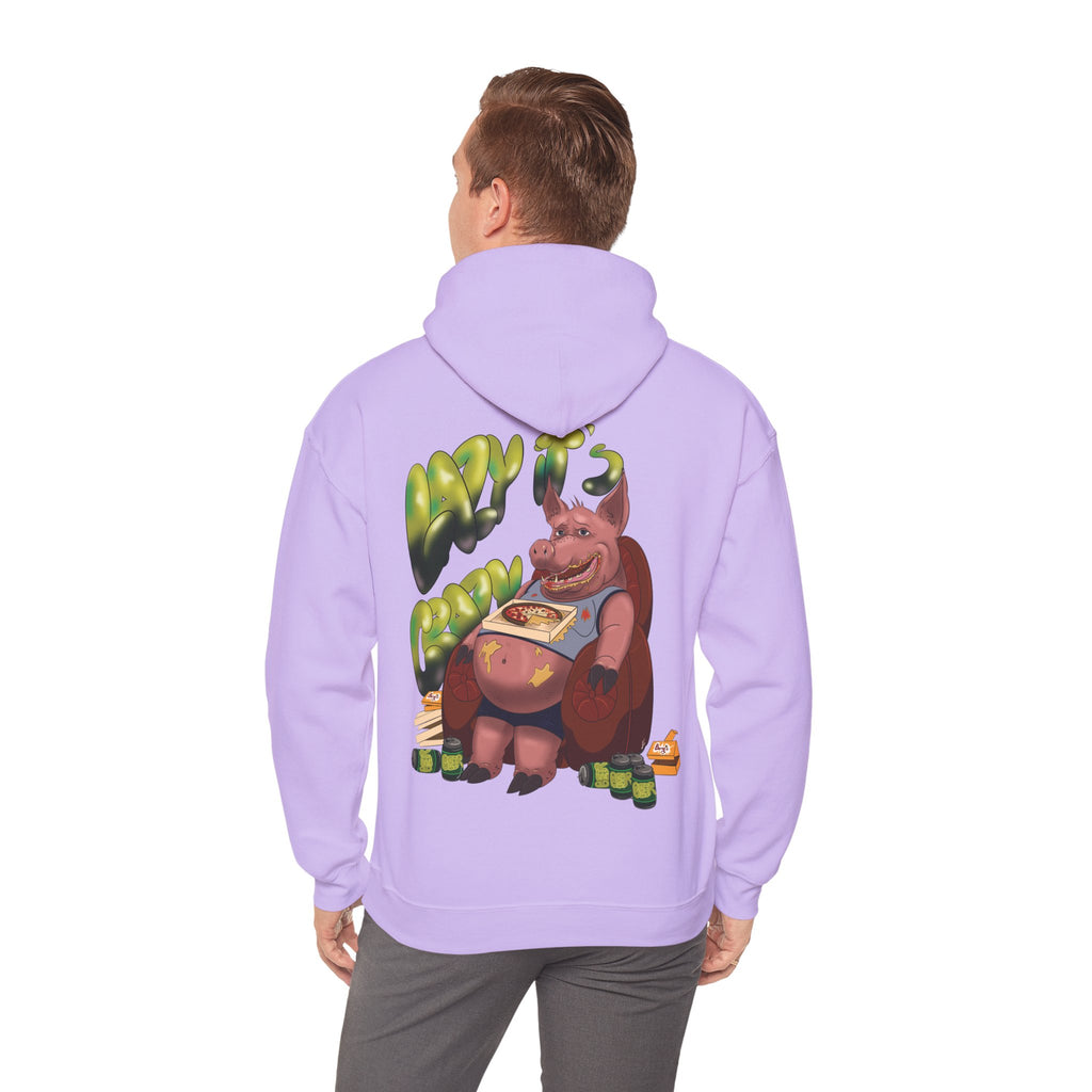 Lazy it's Crazy Unisex Heavy Blend™ Hooded Sweatshirt