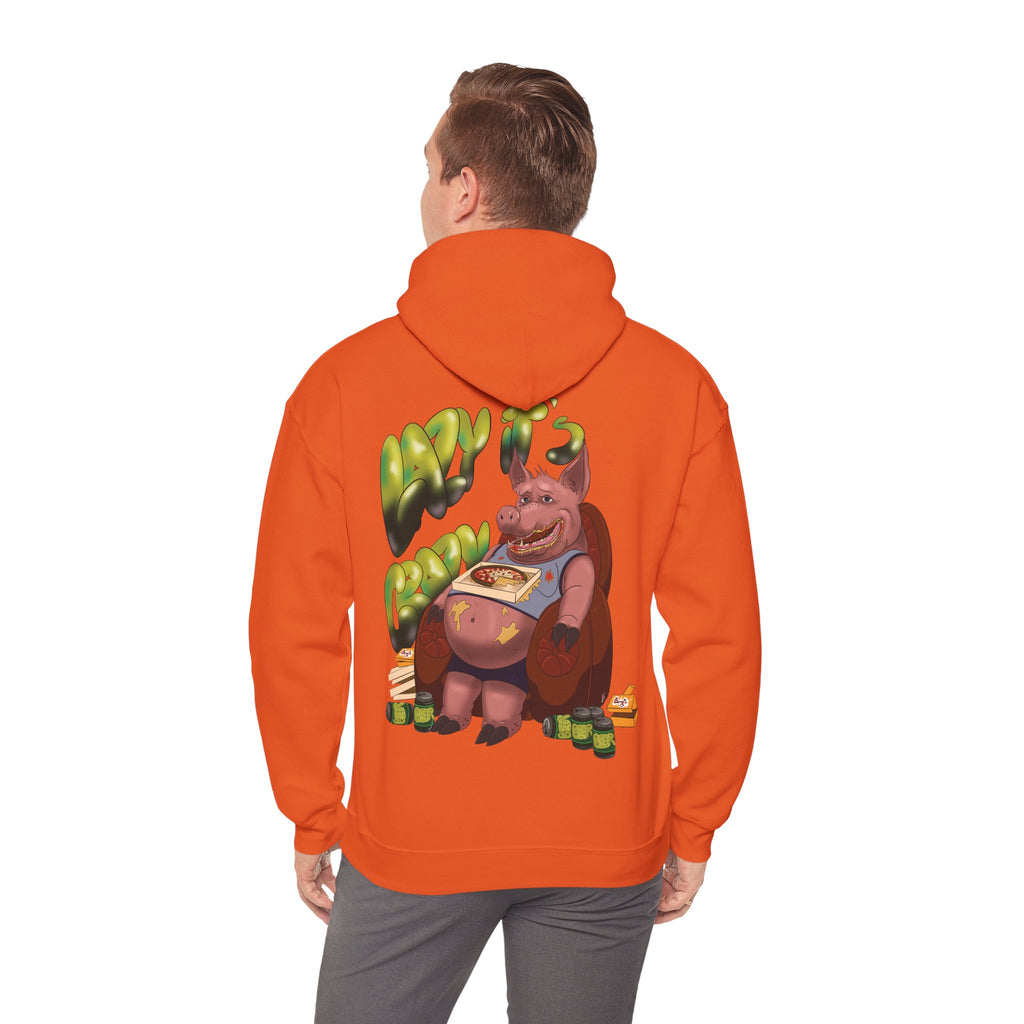 Lazy it's Crazy Unisex Heavy Blend™ Hooded Sweatshirt