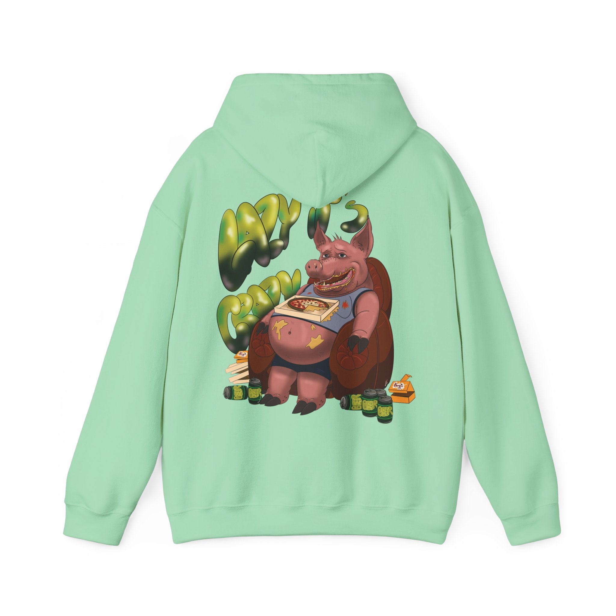 Lazy it's Crazy Unisex Heavy Blend™ Hooded Sweatshirt