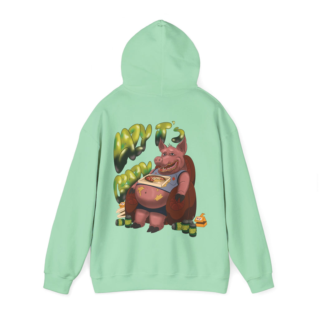 Lazy it's Crazy Unisex Heavy Blend™ Hooded Sweatshirt
