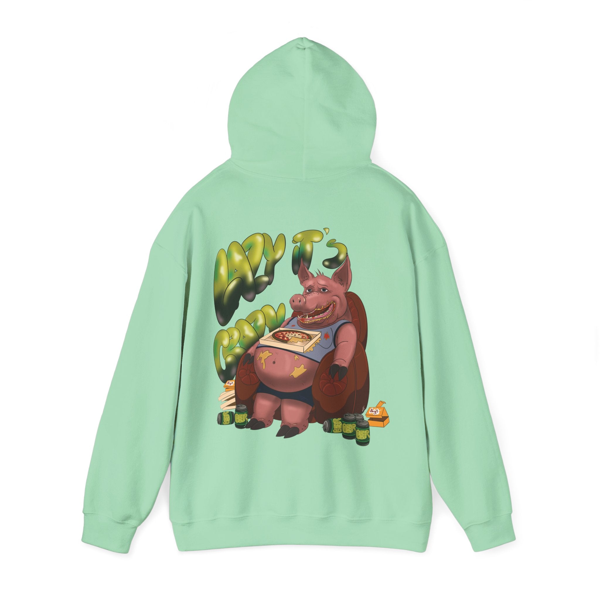 Lazy it's Crazy Unisex Heavy Blend™ Hooded Sweatshirt