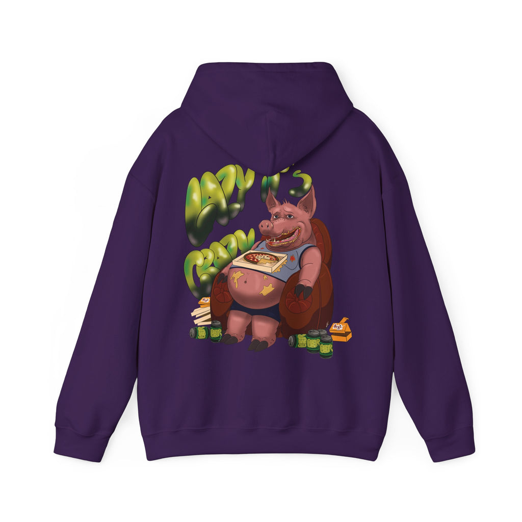 Lazy it's Crazy Unisex Heavy Blend™ Hooded Sweatshirt