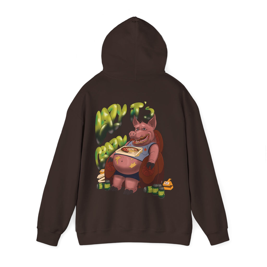 Lazy it's Crazy Unisex Heavy Blend™ Hooded Sweatshirt