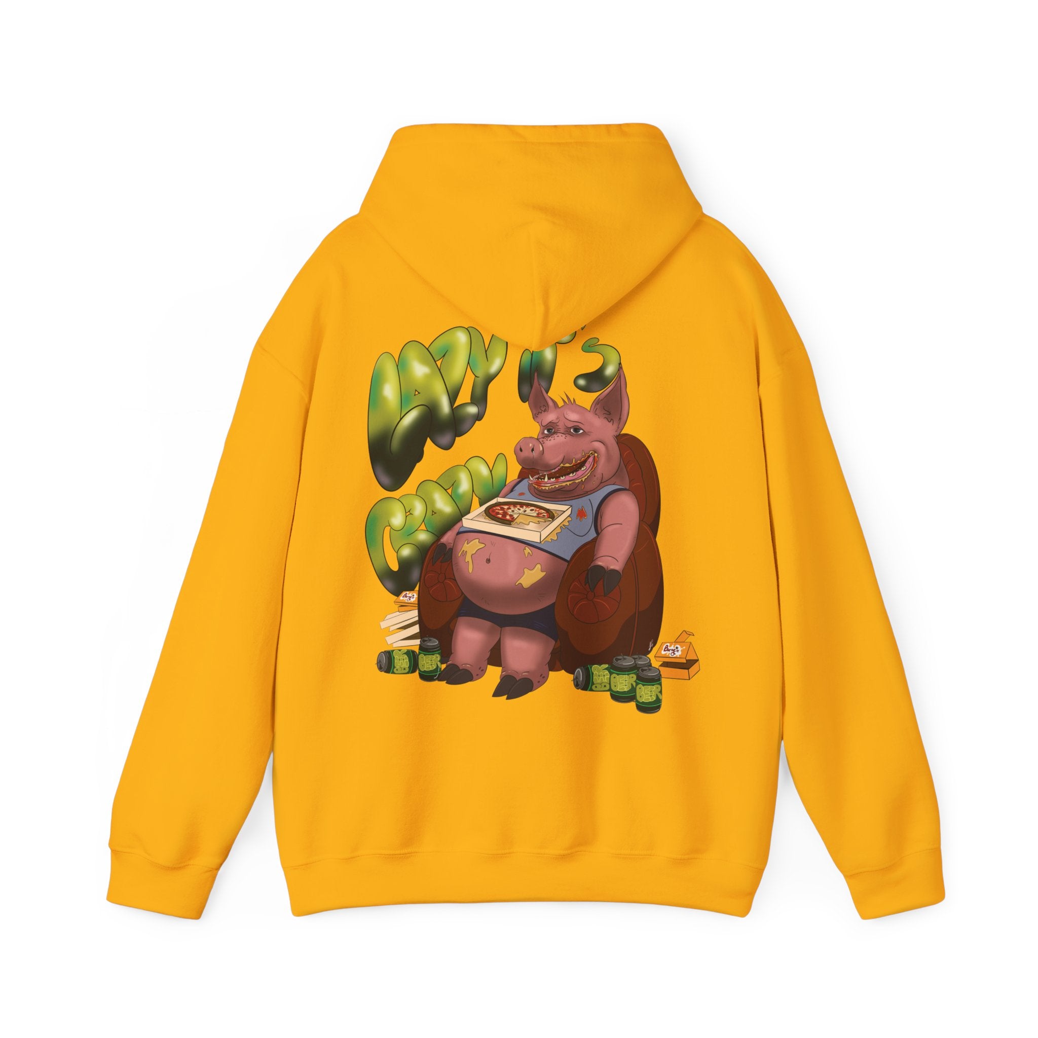 Lazy it's Crazy Unisex Heavy Blend™ Hooded Sweatshirt