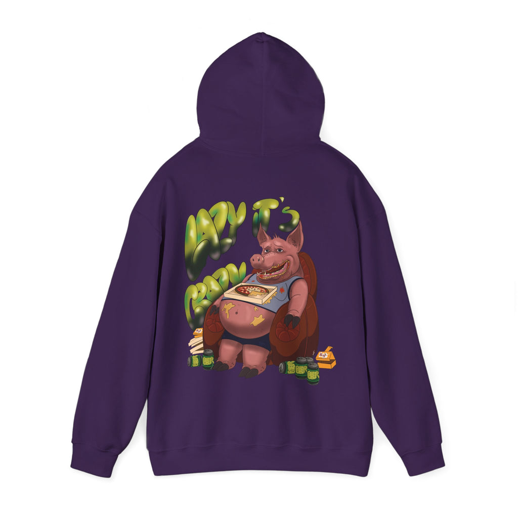 Lazy it's Crazy Unisex Heavy Blend™ Hooded Sweatshirt