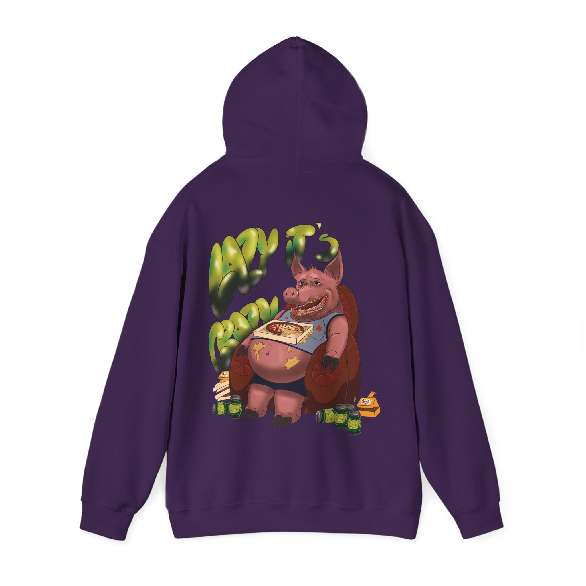 Lazy it's Crazy Unisex Heavy Blend™ Hooded Sweatshirt